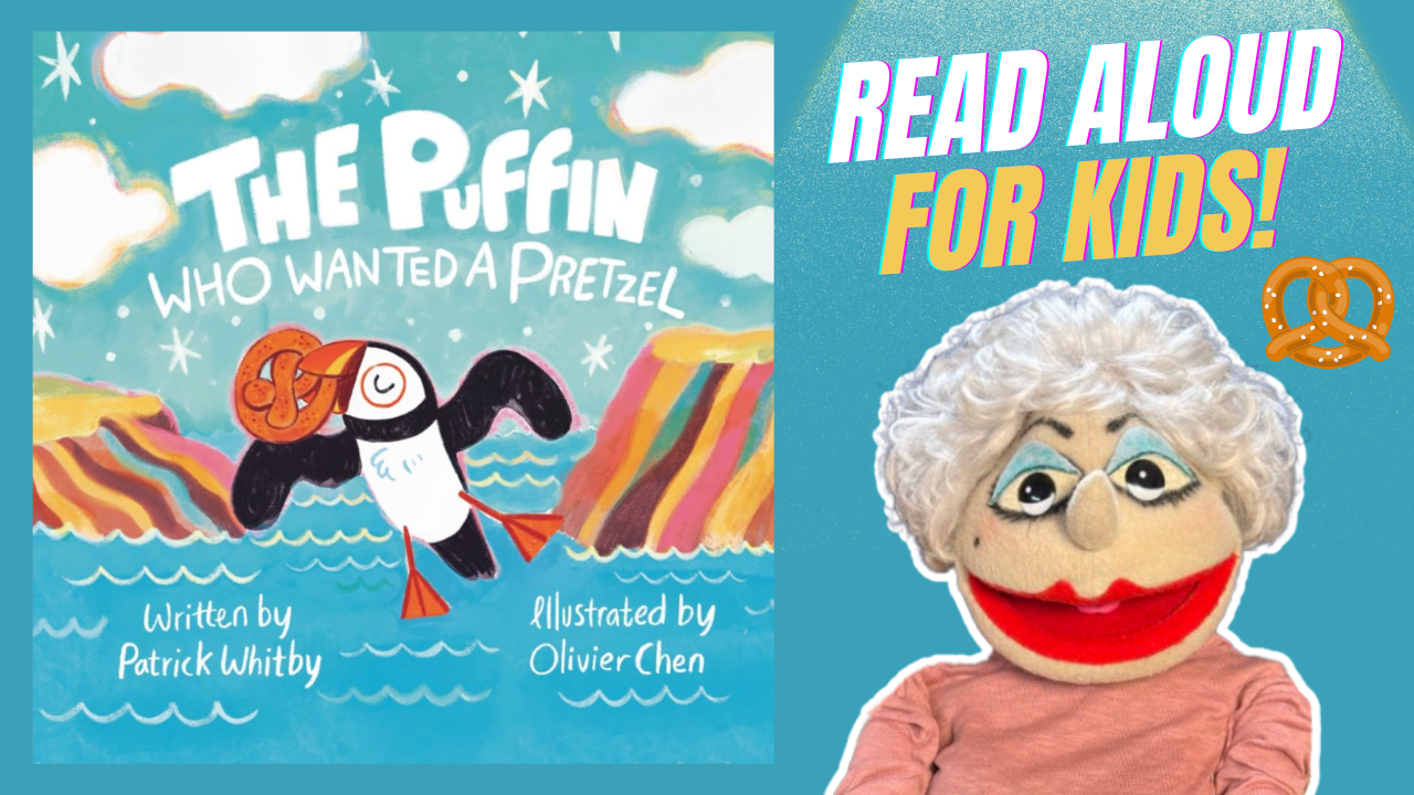 The Puffin’s Pretzel Quest – Sadie, the Story Lady